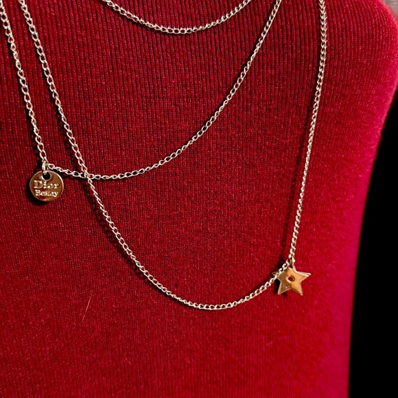 NEW Dior Silver Multi-Strand Necklace - Picture 4 of 8